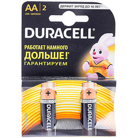 Батарейка DURACELL LR6-2BL BASIC 2*6