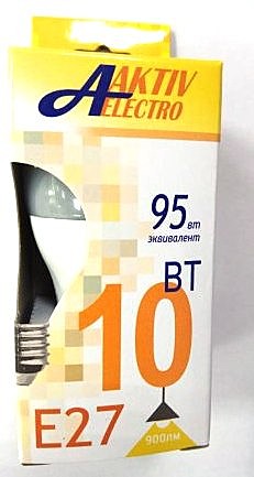 Лампа светодиодная LED-G45-Regular 10Вт 175-265В Е27 3000К 850Лм ШАР AKTIV ELECTRO