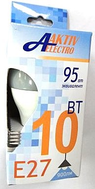 Лампа светодиодная LED-G45-Regular 10Вт 175-265В Е27 4000К 850Лм ШАР AKTIV ELECTRO