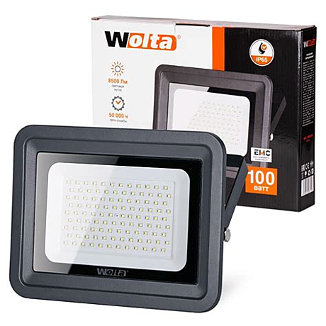 87516Прожектор WOLTA WFL-100В/06s 5500k 100W IP65 LED 