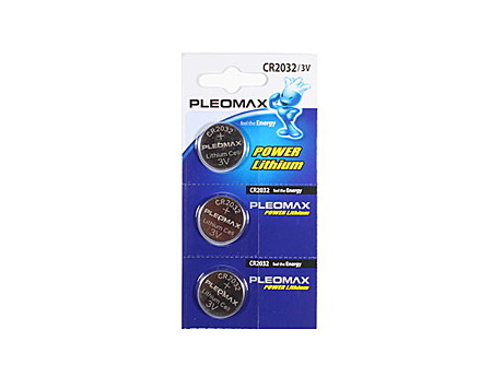 Батарейки Pleomax CR2032-5BL