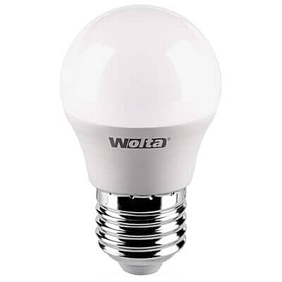 93543 Лампа WOLTA LED-ШАР 10Вт Е27 6500К 825Лм 