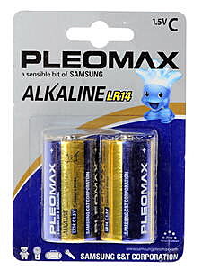 Батарейки Pleomax R20-2s, блистер, 2 штуки в упаковке