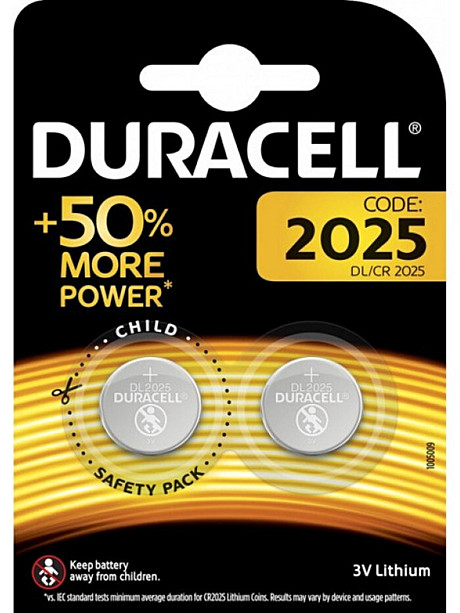 Батарейки DURACELL CR2025-2BL
