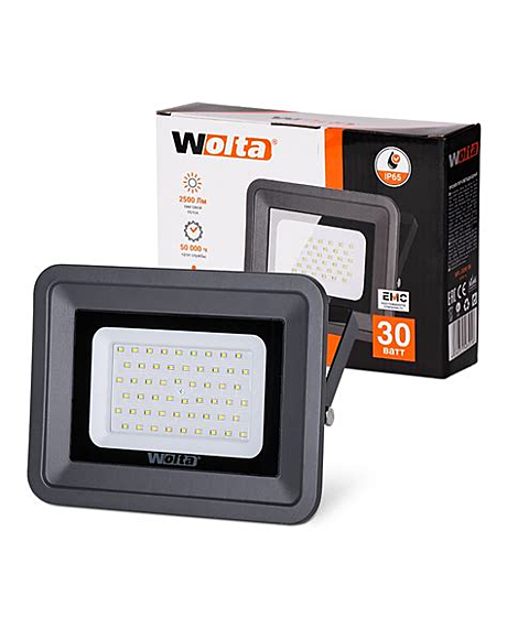 85116 Прожектор WOLTA WFL-30В/05s 5500k 30W IP65 LED 