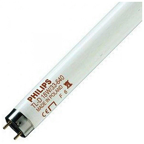 Лампа люминесцентная PHILIPS Т8 18Вт G13 220В 33-640 теплый