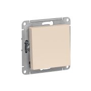 1-клавишный ПЕРЕКЛЮЧАТЕЛЬ, сх.6, 10А, БЕЖЕВЫЙ, ATLAS, Schneider Electric