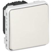 Переключатель одноклавишный Plexo Legrand 10A 250V белый