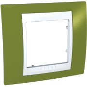 РАМКА 1-постовая ФИСТАШКОВЫЙ/Белый UNICA Хамелеон Schneider Electric