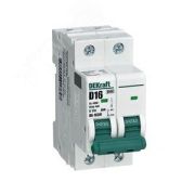 Автоматический выключатель DEKraft ВА-103 2P 16А 6кА характеристика С