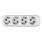 Колодка 4N-SMART четырехместная с з/к 10А 5140 IN HOME