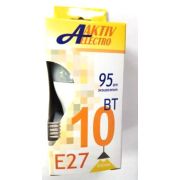 Лампа светодиодная LED-G45-Regular 10Вт 175-265В Е27 3000К 850Лм ШАР AKTIV ELECTRO