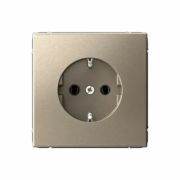 РОЗЕТКА одинарная ArtGallery System Electric с з/к , ШАМПАНЬ GAL000543