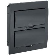 Корпус пластиковый ЩРВ-П-24 черный скрыт.монтаж IP41 IEK KREPTA