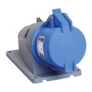 РОЗЕТКА стационарная MAGNUM IEK ССИ-123 32А-6ч/200-250В 2Р+РЕ IP44