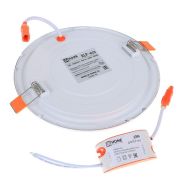 Панель светодиодная круглая RLP-eco 12Вт 230В 4000К 840Лм 170/145мм белая IP40 IN HOME