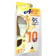 Лампа светодиодная LED-A60-Regular 10Вт 220-240В Е27 3000К 900Лм AKTIV ELECTRO