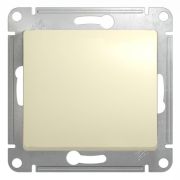 ПЕРЕКЛЮЧАТЕЛЬ 1-клавишный проходной БЕЛЫЙ GLOSSA Schneider Electric