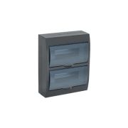 Корпус пластиковый ЩРН-П-18 черн.прозр.дверь IP41 IEK GENERICA