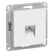 РОЗЕТКА компьютерная RJ45 ATLAS Schneider Electric БЕЛАЯ