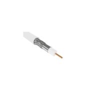 Кабель коаксиальный RG6, 75 Ом, FPE, ПВХ, белый ITK