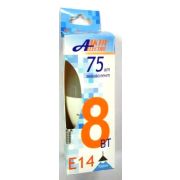 Лампа светодиодная LED-C35-Regular 8Вт 175-265В Е14 4000К 700Лм СВЕЧА AKTIV ELECTRO