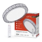 Светильник светодиодный COMFORT Loft-B 55Вт 230В 3000-6500K 4400Лм 400x105мм с пультом ДУ IN HOME
