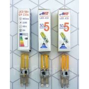 Лампа светодиодная LED-JCD G9 5Вт 220-240В 4000К 450Лм AKTIV ELECTRO