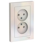 РОЗЕТКА двойная АTLAS Schneider Electric ЖЕМЧУГ