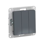 3-клавишный ВЫКЛЮЧАТЕЛЬ, 10А, ГРИФЕЛЬ,ATLAS, Schneider Electric