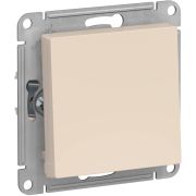 Переключатель одноклавишный AtlasDesign Schneider Electric алюминий