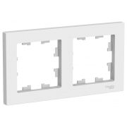 РАМКА 2-постовая БЕЛАЯ AtlasDesign Schneider Electric