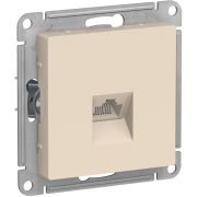 РОЗЕТКА компьютерная RJ45 ATLAS Schneider Electric БЕЖЕВАЯ